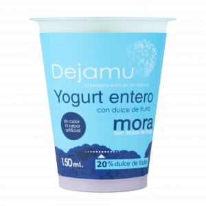 Yogurt de mora