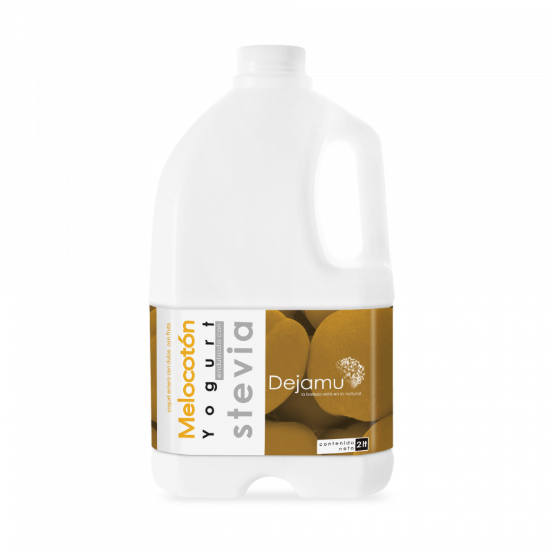 Yogurt de melocotón con Stevia  