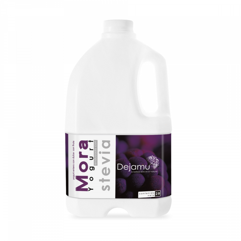 Yogurt de mora con Stevia 