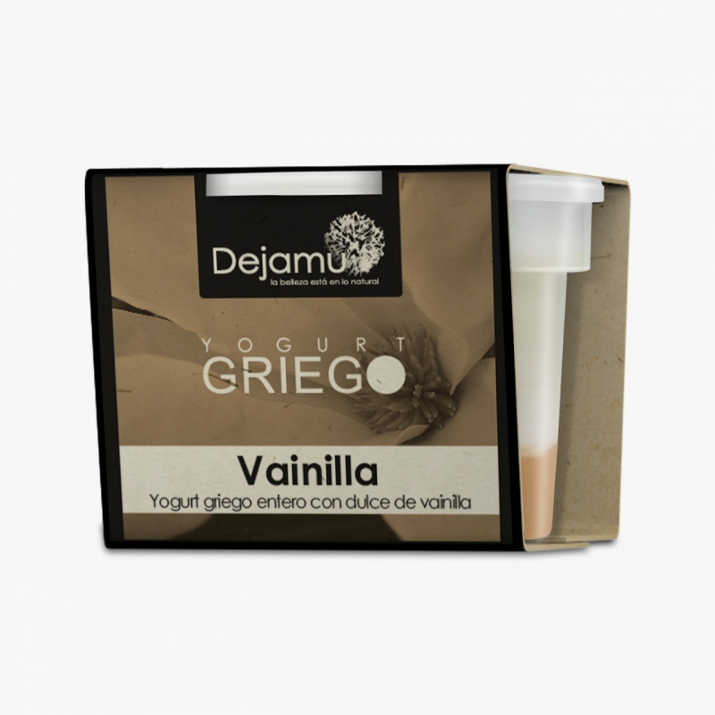 Yogurt griego de vainilla