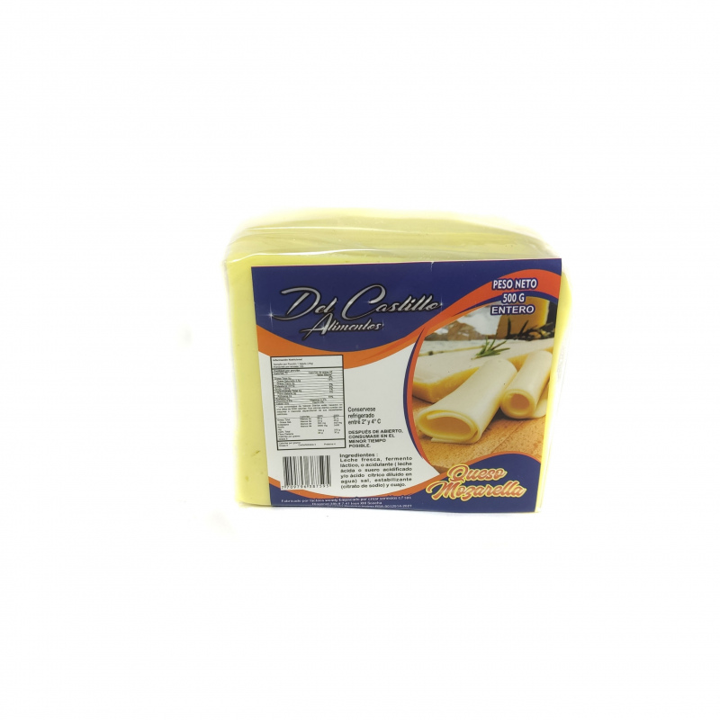 Queso mozzarella entero x500g